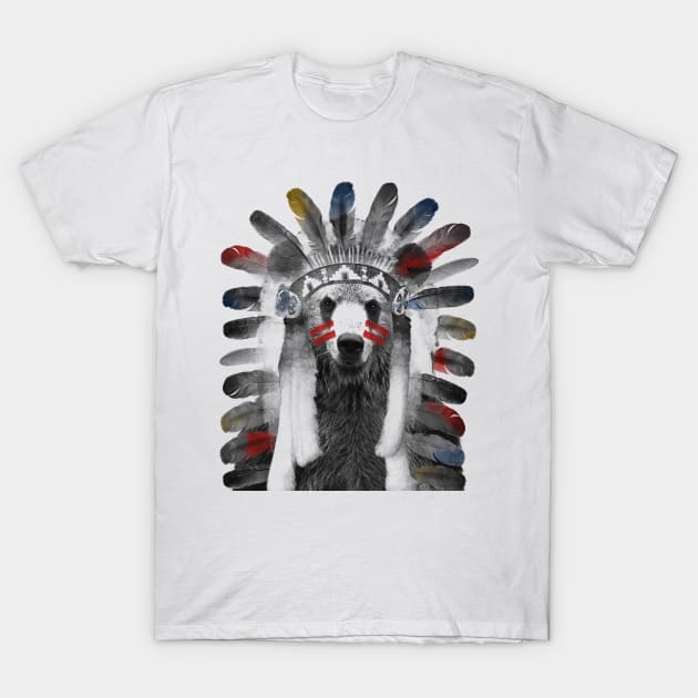 Chief Bear T-Shirt by Buy Custom Things